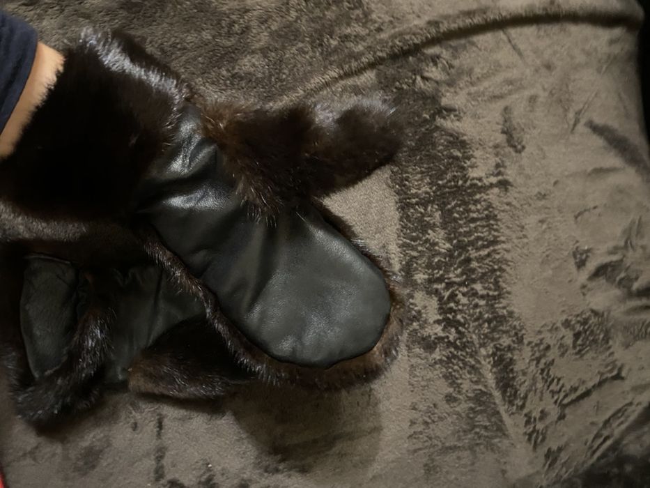 Норковые варежки Екатерина