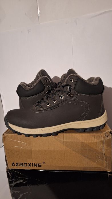 Buty nowe męskie zimowe kolor szary rozmiar 44