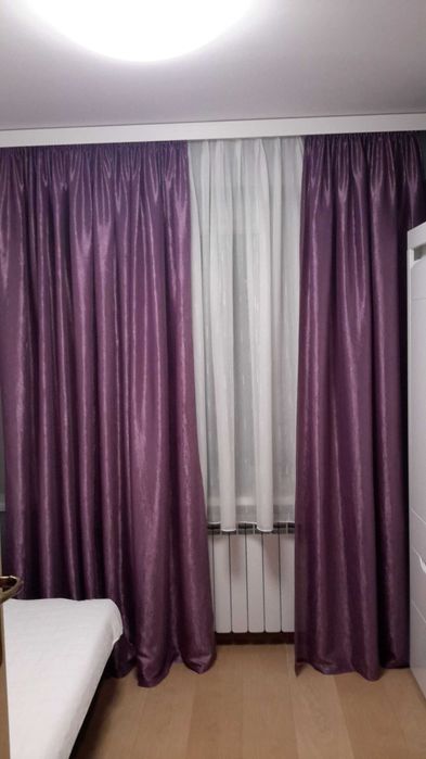Zasłony kolor fioletowy