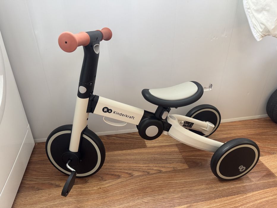 Біговел велосипед 3 в 1 Kinderkraft 4Trike Silver Grey