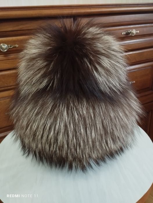 Шапка з чорнобурки (р. 57-58)