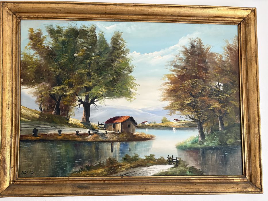Quadro pintura a óleo