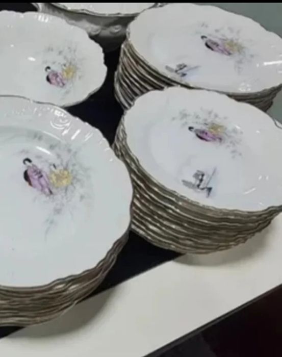 Serviço  de chá da Vista Alegre como novo