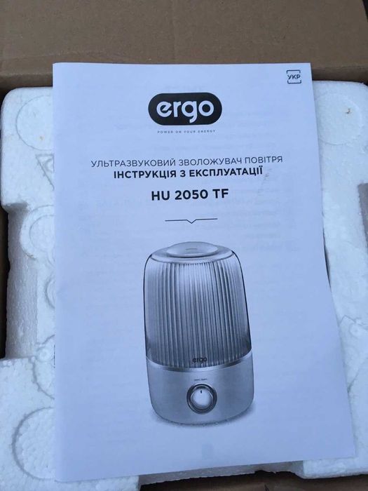 увлажнитель воздуха ERGO HU 2050 TF с верхним заливом воды