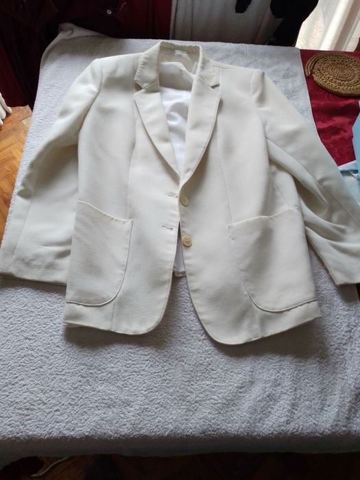 Aromas/visões/Sons do passado-Blazer Branco-10E-Camisa 5E Desde 5E