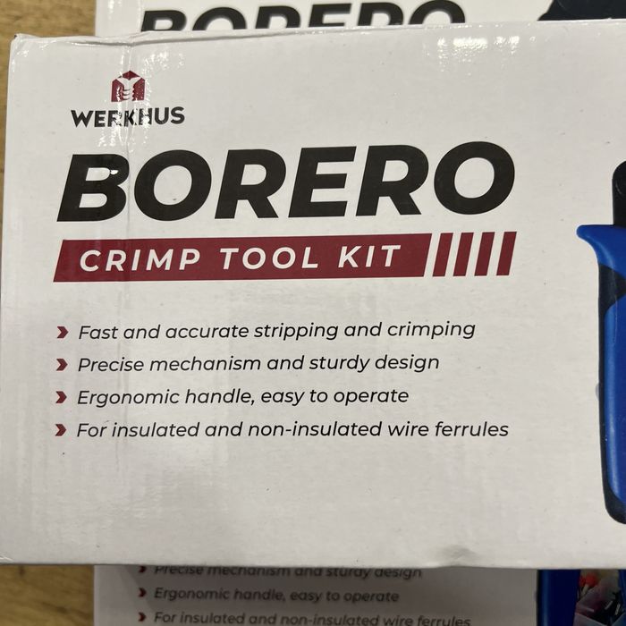 BORERO - Alicate de Crimpagem - NOVO