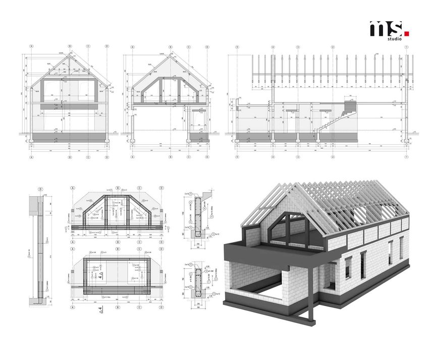 Usługi projektowe, architekt, kierownik budowy