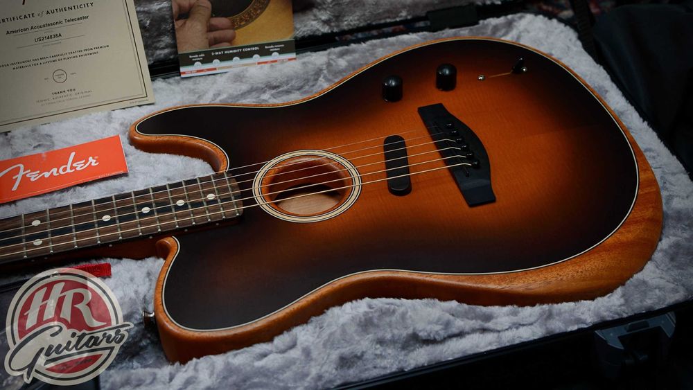 Fender American Acoustasonic Telecaster, USA, 2021 rok, elektroakustyk