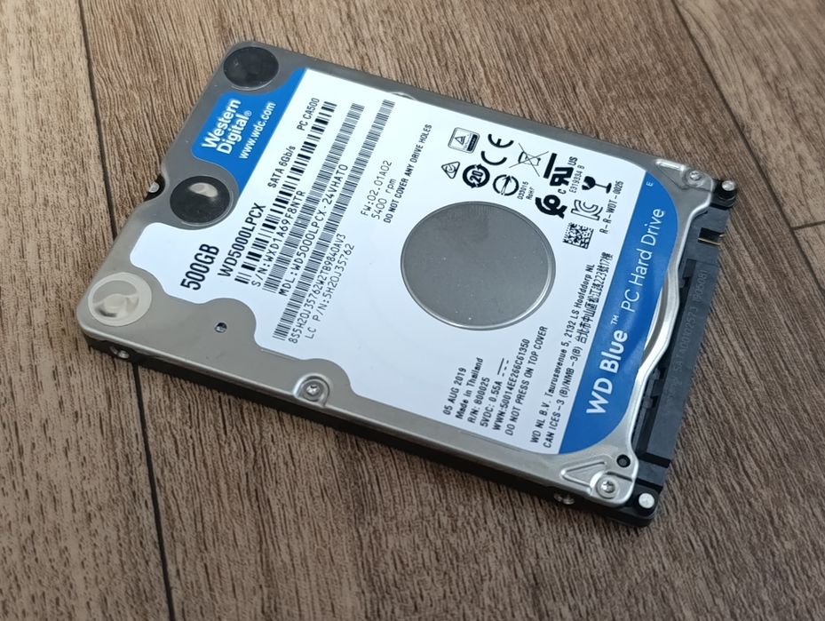 Жорсткий диск WD Blue 2.5" 500 GB (WD5000LPCX)