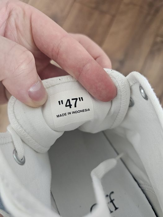 Buty męskie Off-White Omia białe wysokie 47