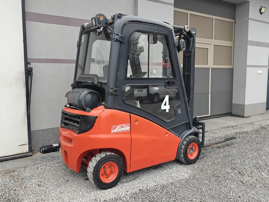 Wózek widłowy Linde H14 Lpg 1.4T Triplex 4.6m Ogrzewana Kabina