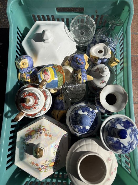 Lote de pecas de ceramica oara despachar