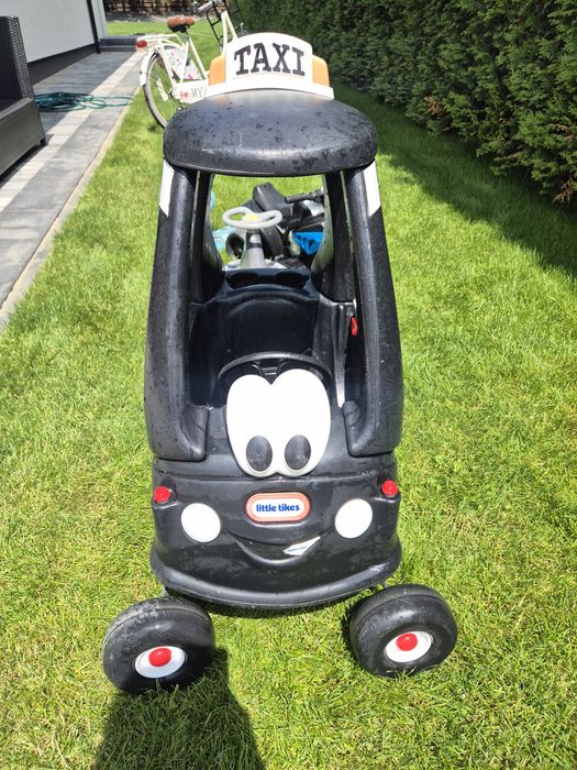 Little Tikes pojazdy jezdzik taxi czarny