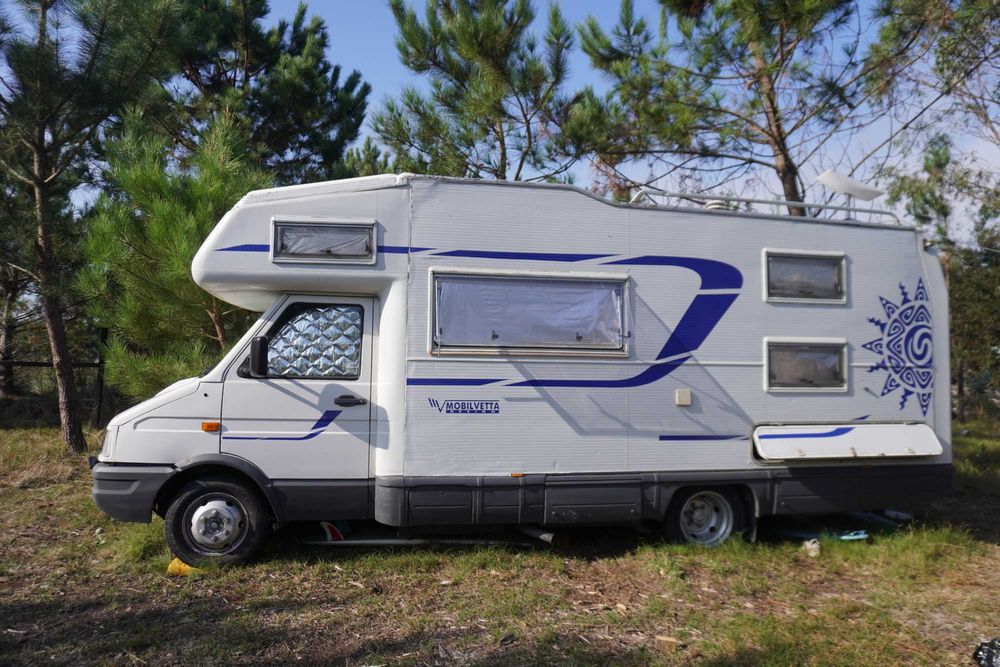 Autocaravana Mobilvetta Ícaro (Iveco 2.8 TurboDaily) 1993 – 6 Lugares / 6 Dormidas