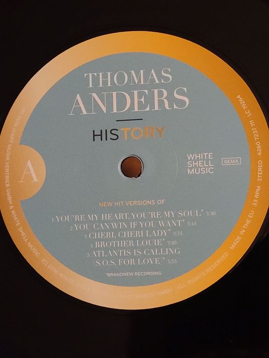 Płyta winylowa LP  podwójny album Modern Talking Thomas Anders History