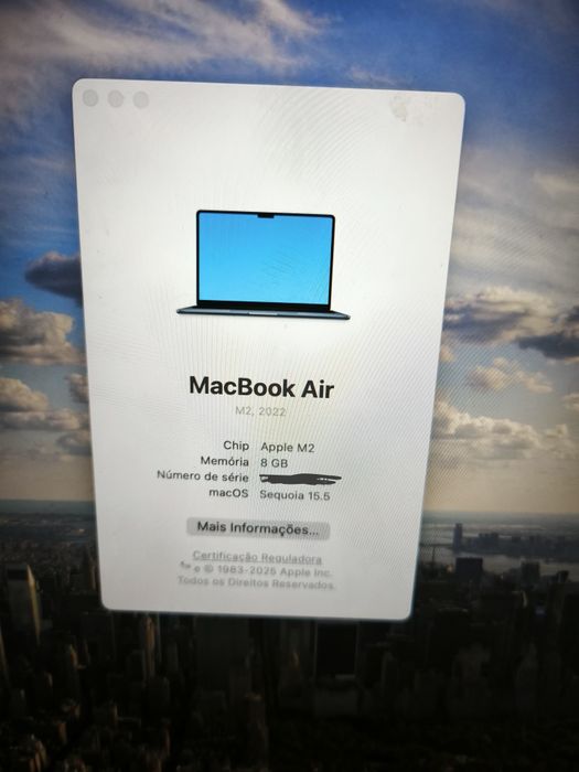 MacBook Air M2 8gb aceito trocas