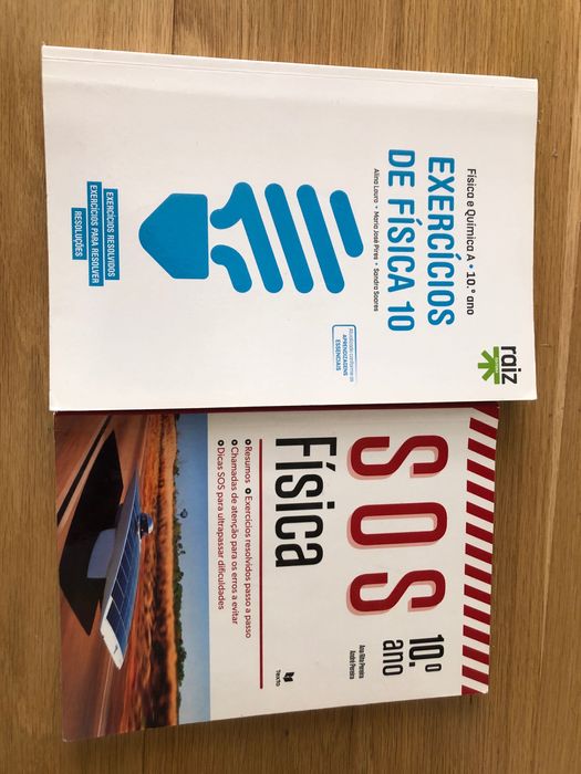 Livros exercícios fisica 10 ano