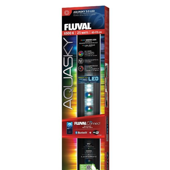 Fluval AquaSky LED 3,0 Oświetlenie do akwarium 25W 83,5-114,9cm