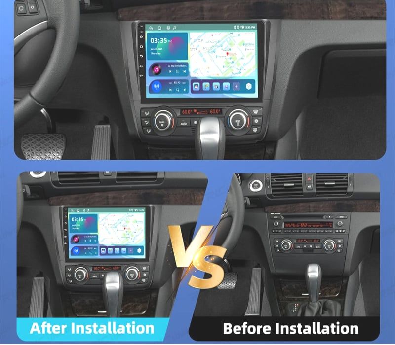 RÁDIO GPS ANDROID 13 BMW SÉRIE 1 E81 / E82 / E87 / E88 08-12