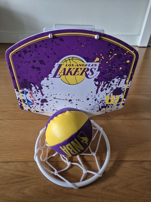Mini Tabela Basquetebol Wilson NBA Los Angeles Lakers + Bola