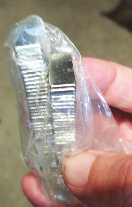 Iman imans neodímio neodymium RETANGULARES N50 20mmx10mm x 2mm novo