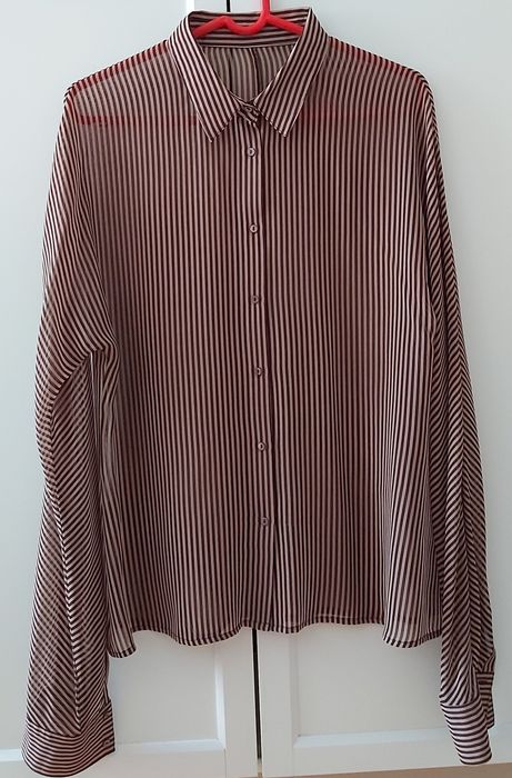 Bluzka szyfonowa w paseczki unisex