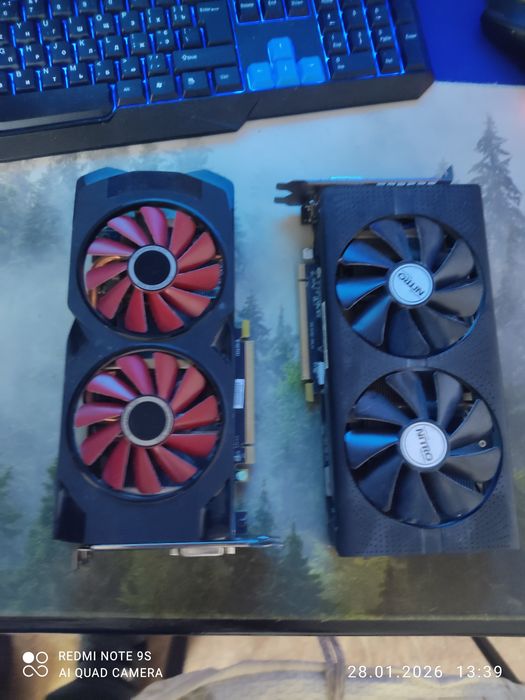 Відеокарти rx 470sapfir 4gb і rx 570 xfx 4gb