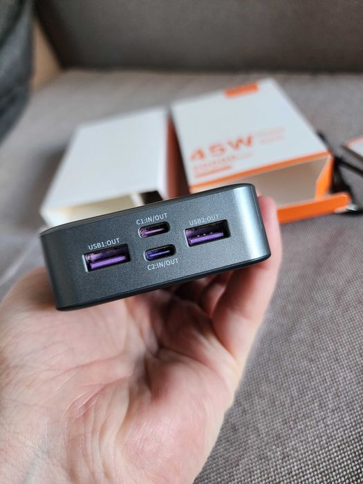 J2621 PowerBank 20000mAh 45W PD 3.0 QC 4.0 Fast Charging Нова