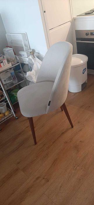 LASKASAS - Mesa de sala de jantar para 6 pessoas + 6 cadeiras LASKASAS