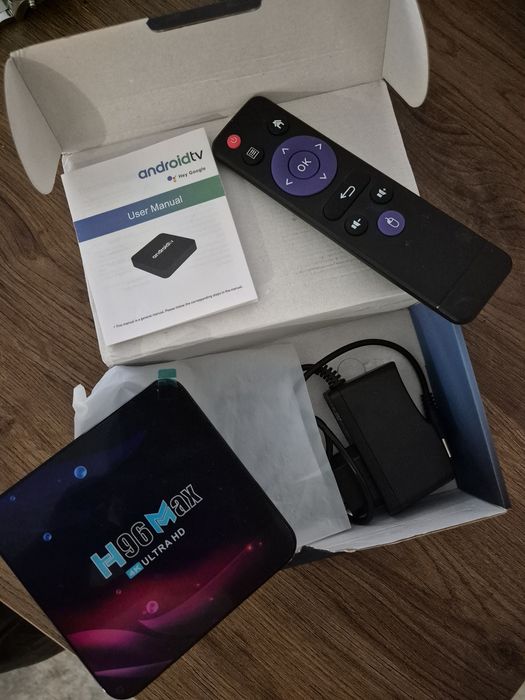 Android TV Box 8K - 4GB de RAM e 32GB