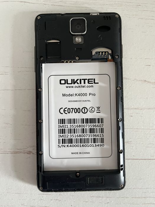 Мобільний телефон Oukitel К4000 pro не робочий