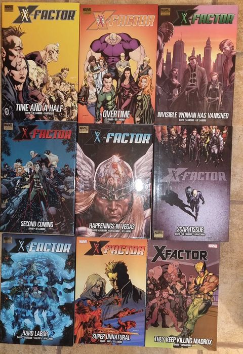 X-Factor Vol. 1-6, 8-17 HC/TPB, Madrox HC - Peter David