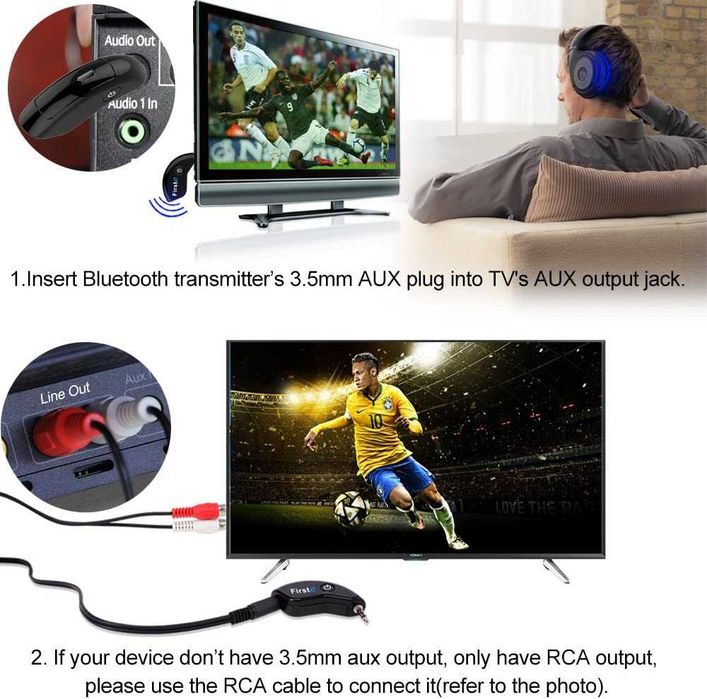 Бездротовий Bluetooth передавач FirstE tx80, бездротовий передавач