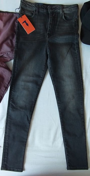 Trussardi jeansy czarne