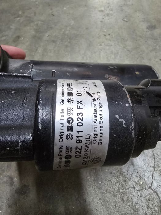 Motor de Arranque Original VAG (VW / Audi / Seat / Skoda) – 02Z 911 023 FX – 12V 2.0 kW