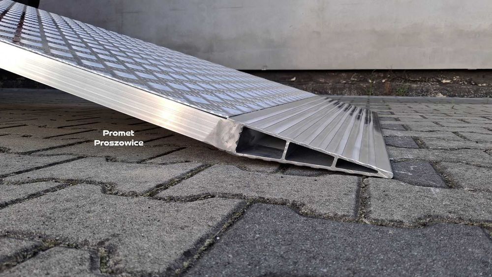 Rampa Aluminiowa 225cm x 100cm mocna - Najazd Podjazd Platforma