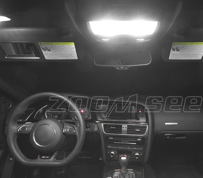 KIT COMPLETO DE 14 LAMPADAS LED INTERIOR AUDI A5 S5 RS5 B8 08-15