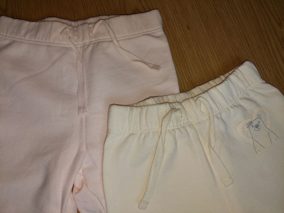 Spodnie 2 pary lupilu 74/80cm 6-12mcy