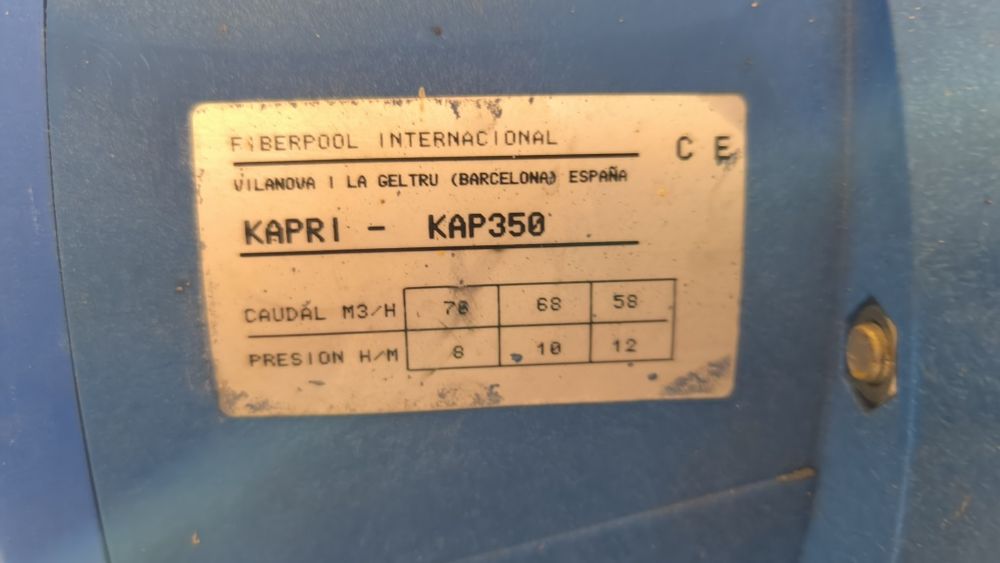 Bomba Piscina trifásica