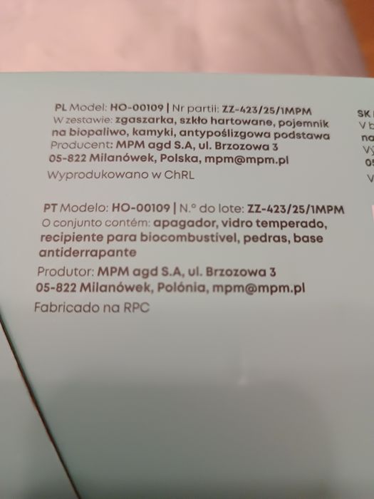 Biokominek hoffen nowy