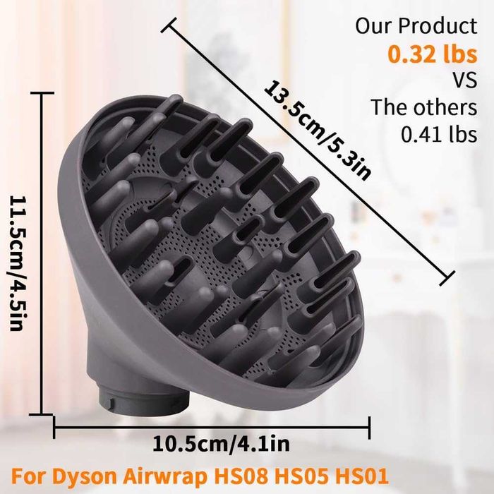 Laymi Dyfuzor do Dyson Airwrap (HS01 / HS05) do loków i fal