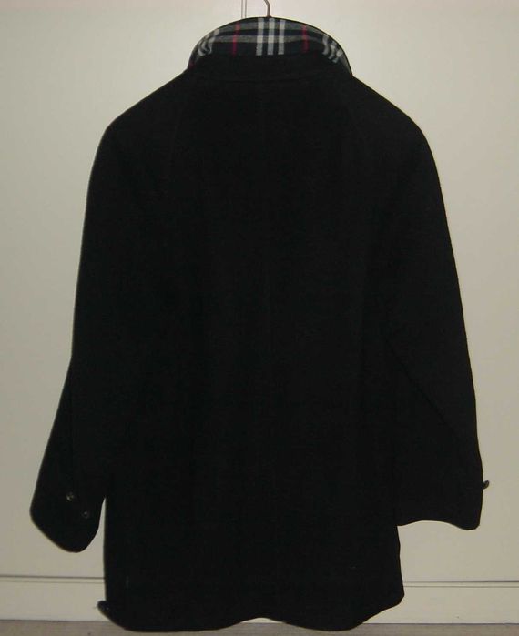 OPORTUNIDADE Sobretudo clássico BURBERRY / T52, 95% lã / azul escuro