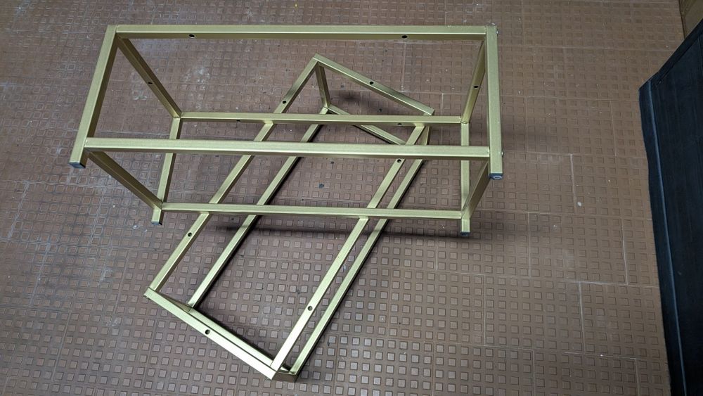 Estrutura pés latão (x2) novos