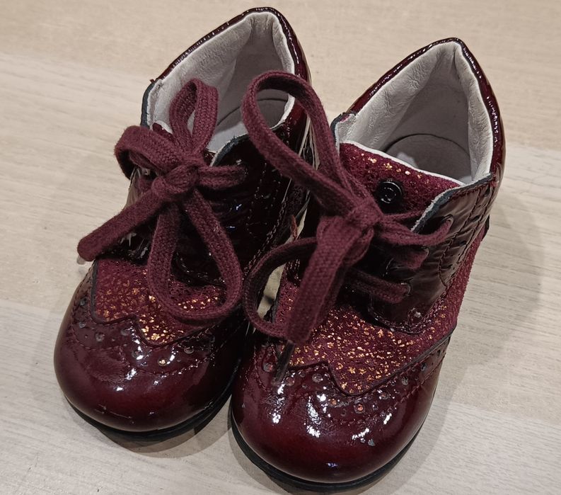 Buciki skórzane przejściowe Naturino 20