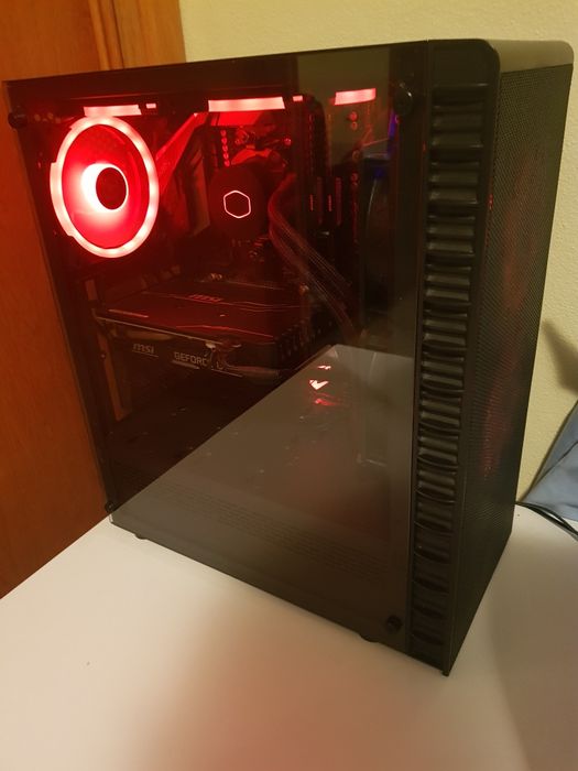 Pc Gamming c/ Monitor Teclado Rato e Mesa