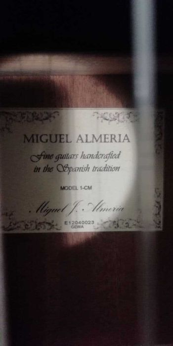Гітара Іспанська Класична Miguel Almeria (Model 1-CM)