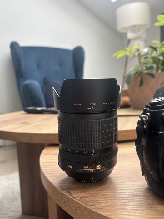 Nikon d700 z obiektywem 18-105