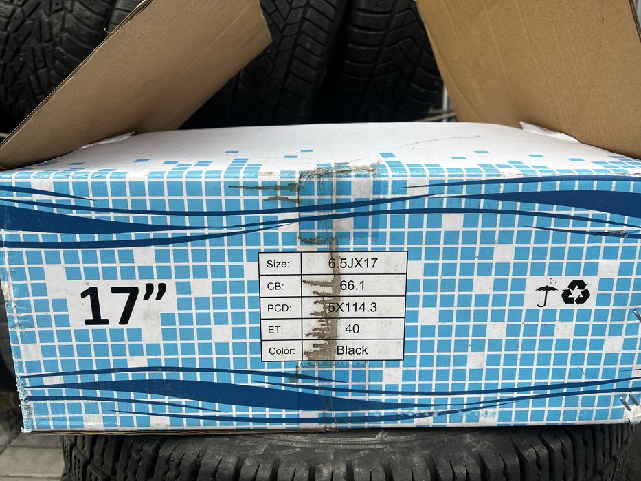 Диски R17 6.5J залізні нові 5*114.3 Et 40 dia 66.1