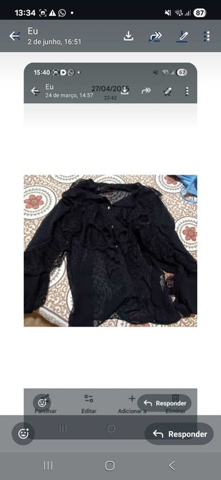 Roupa como nova