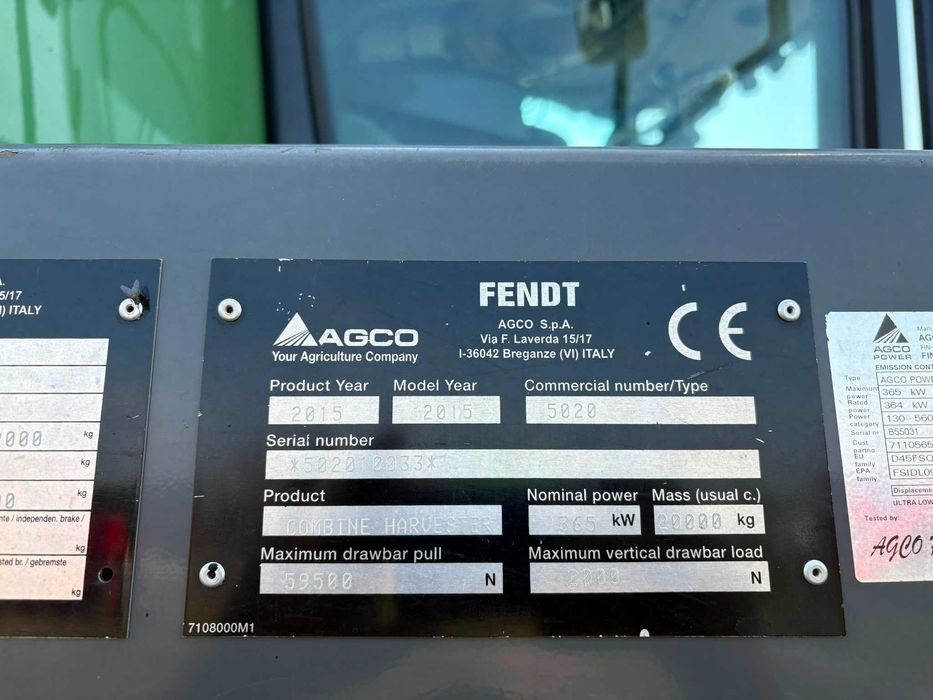 Kombajn  Fendt 9490X